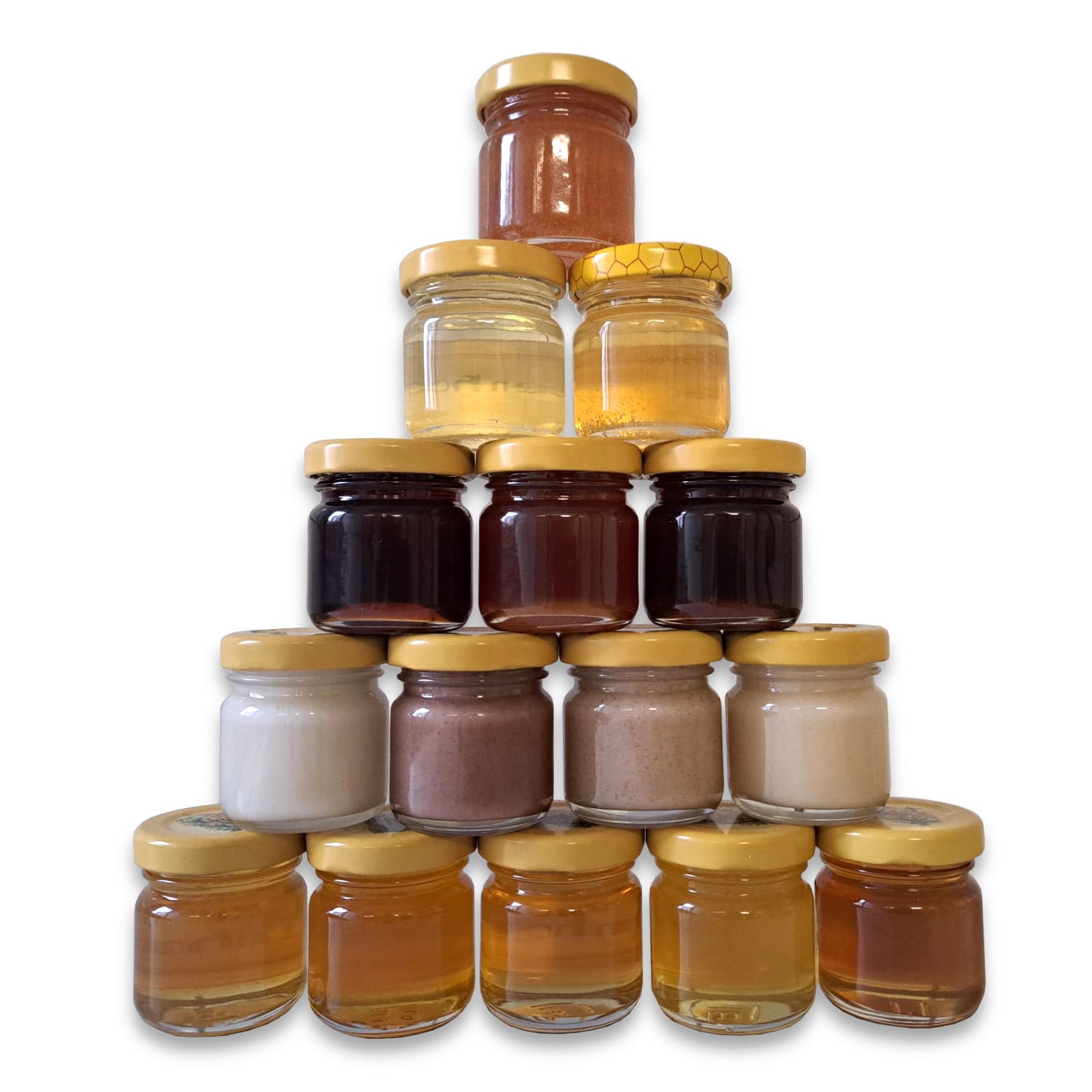 15 Gläser Honig-Geschenkset 50g