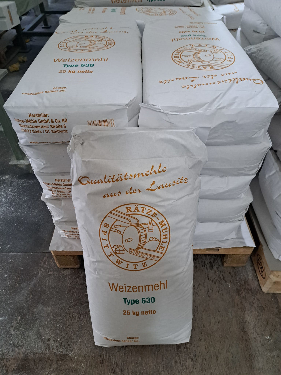 Weizenmehl Typ 630 25 kg