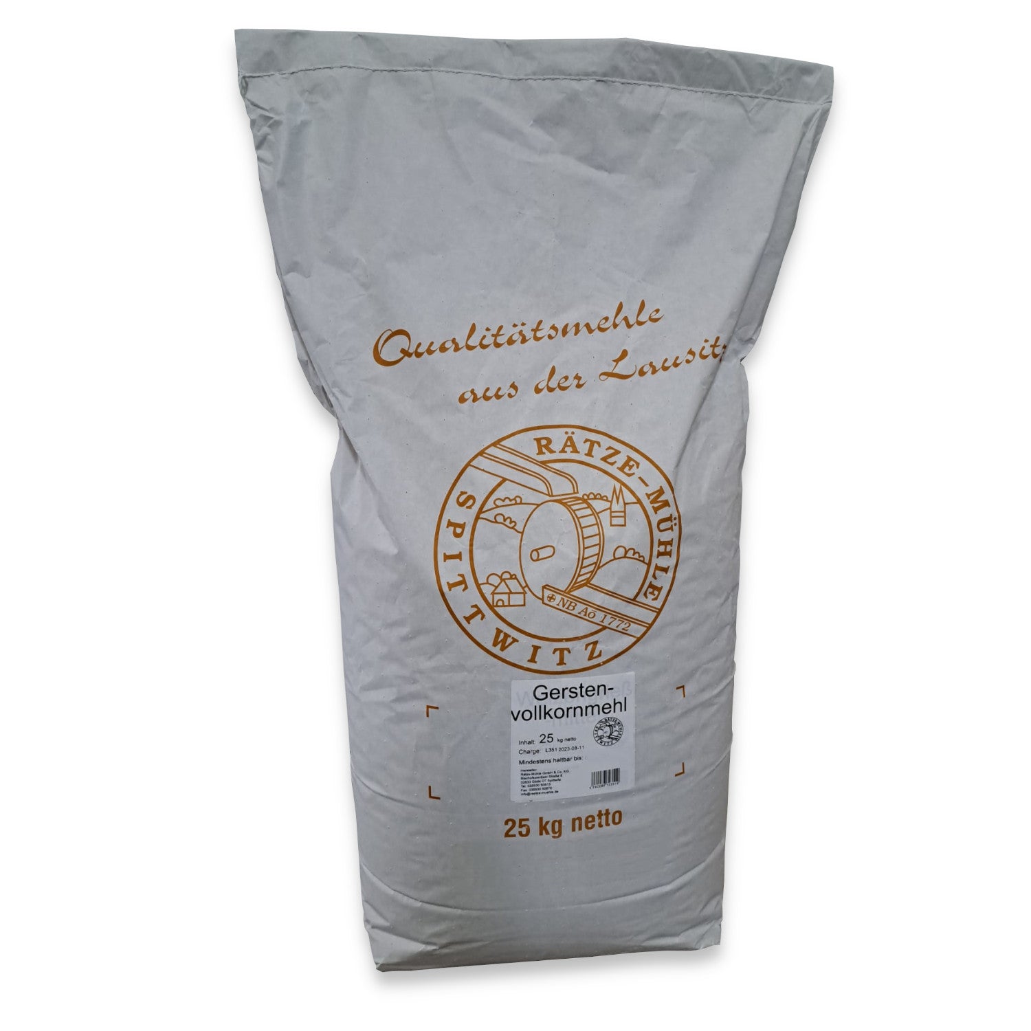 Gerstenvollkornmehl 25 kg