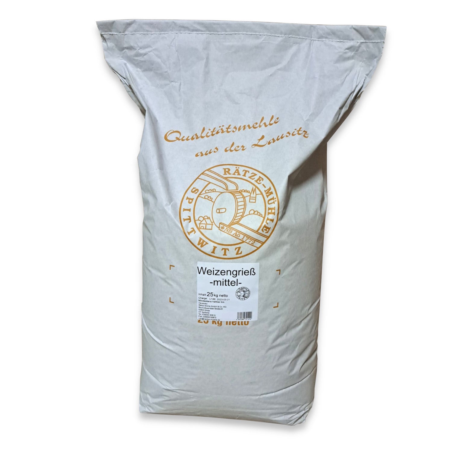 Weizengrieß mittel 25 kg