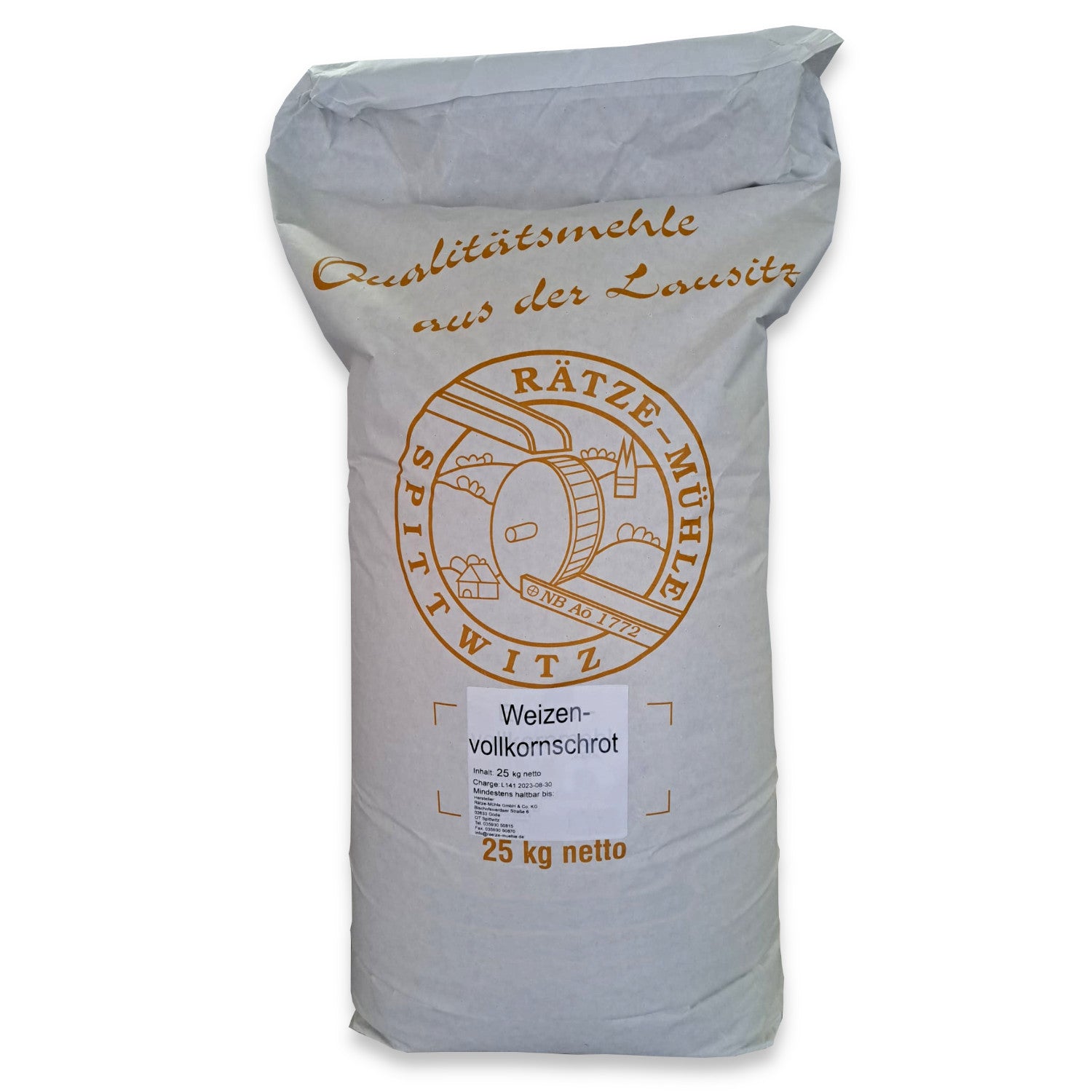 Weizenvollkornschrot 25 kg