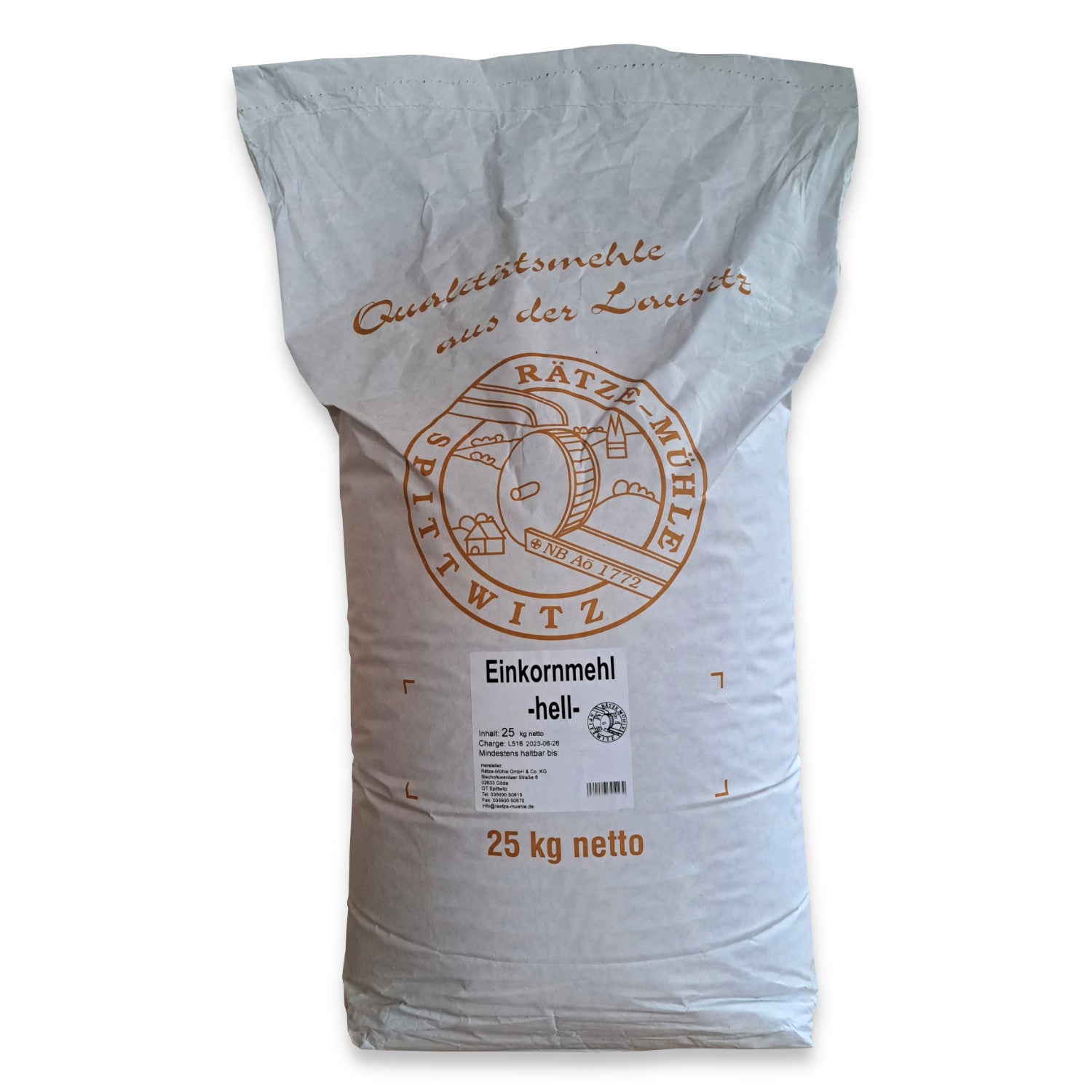 Einkornmehl hell 25 kg