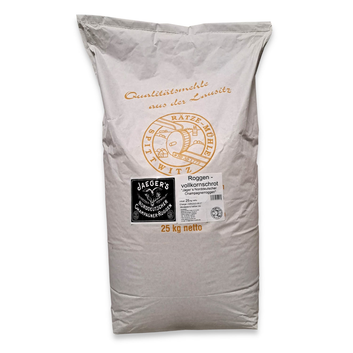 Norddeutscher Champagner Roggenvollkornschrot 25 kg