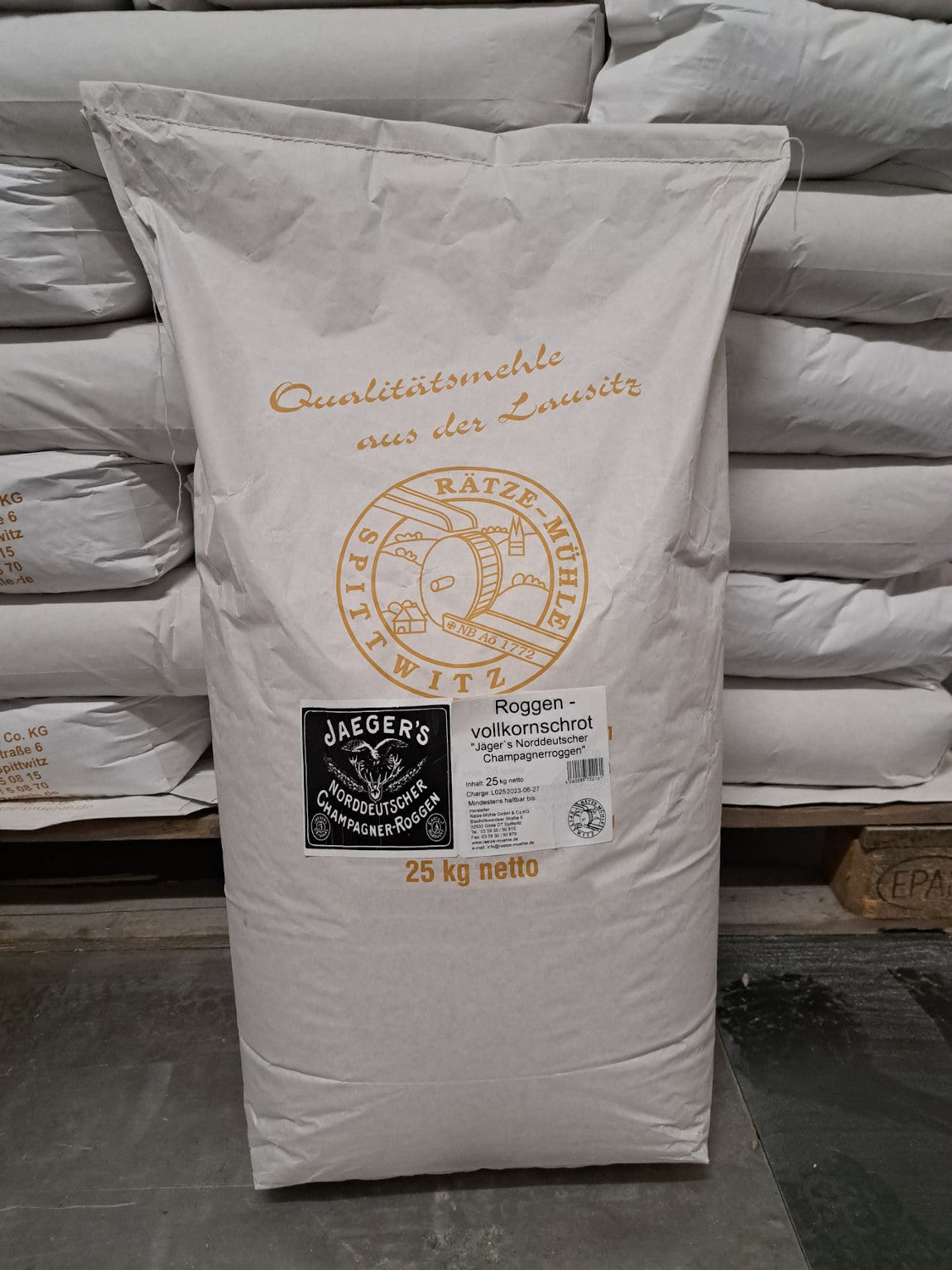 Norddeutscher Champagner Roggenvollkornschrot 25 kg