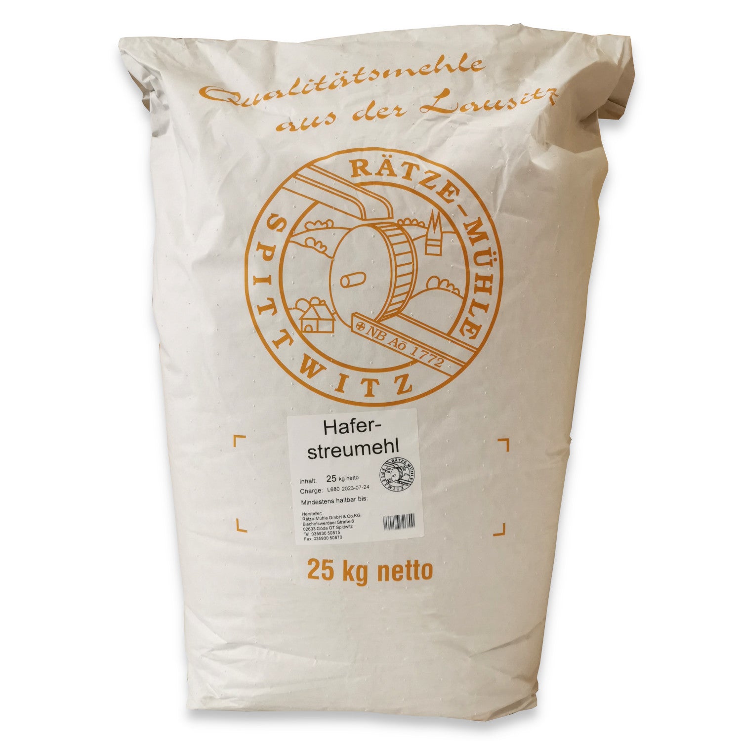 Haferstreumehl 25 kg