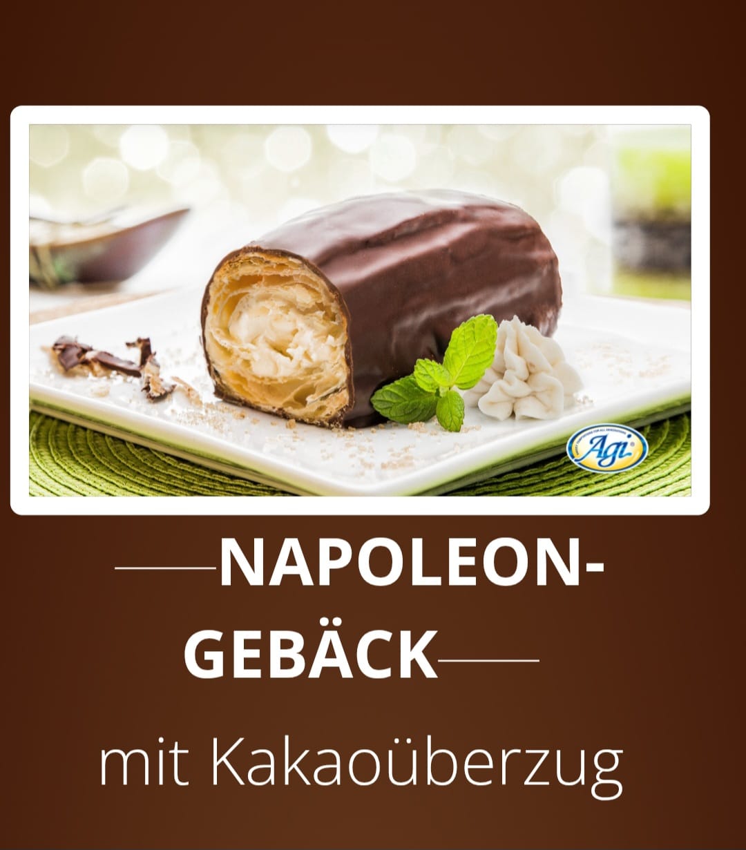 Napoleon mit Schokoüberzug 90g