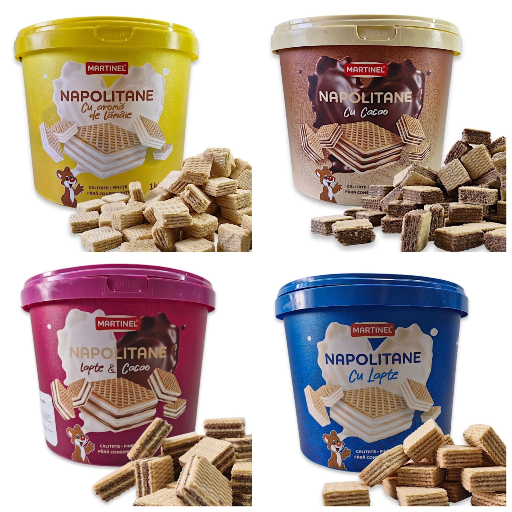 Neapolitaner Waffeln Paket 4x 1kg