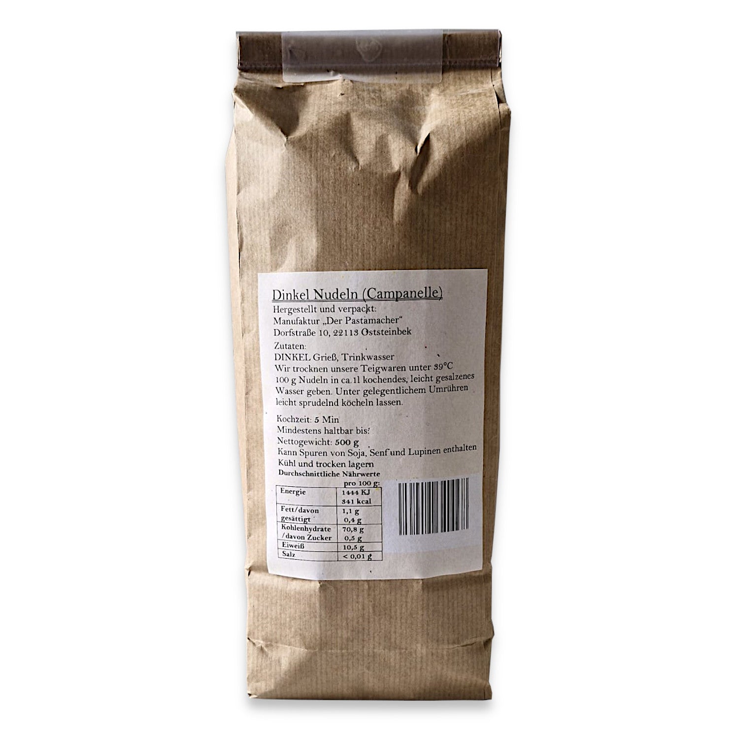 Dinkel Campanelle Nudeln 500g