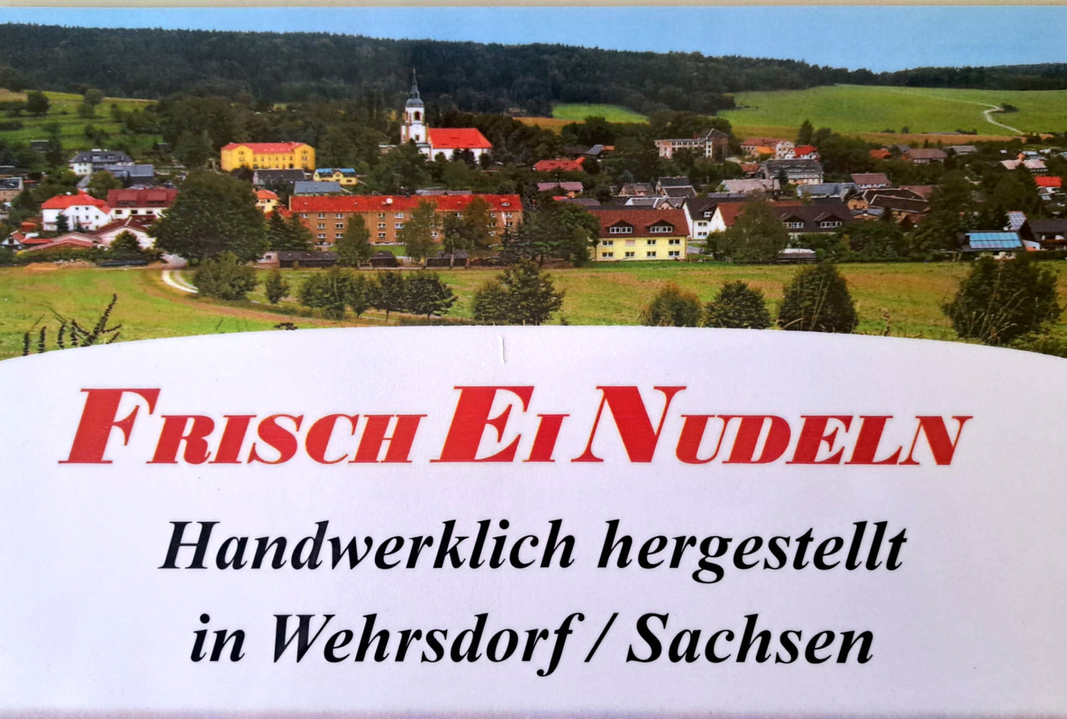 4x Frischei Nudeln Hartweizen Bandnudeln 8mm 500g