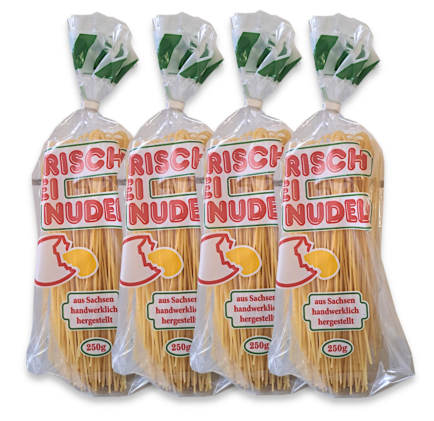 4x Frischei Nudeln Hartweizen Spaghetti 250g
