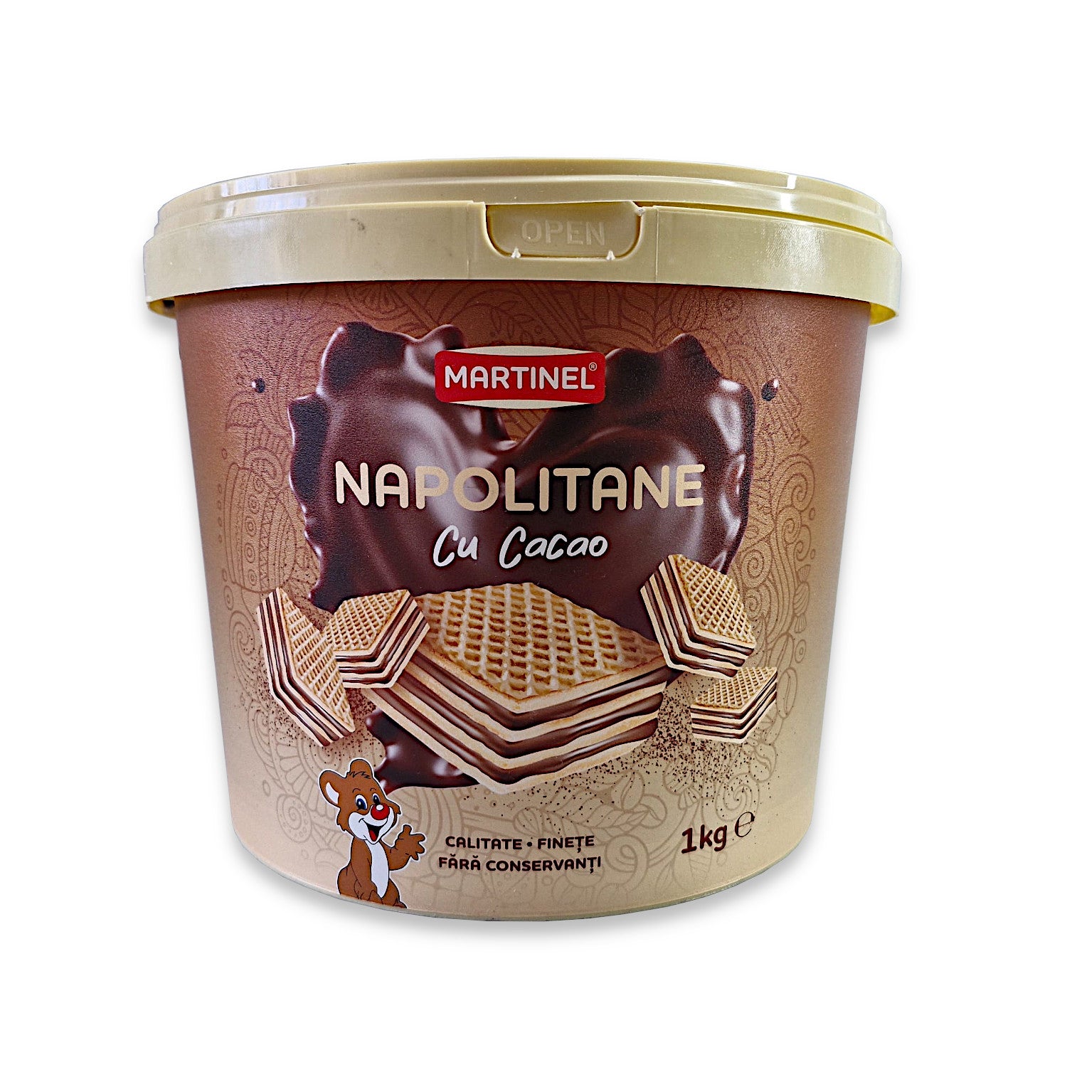 Neapolitaner Waffeln mit Kakaocreme 900g