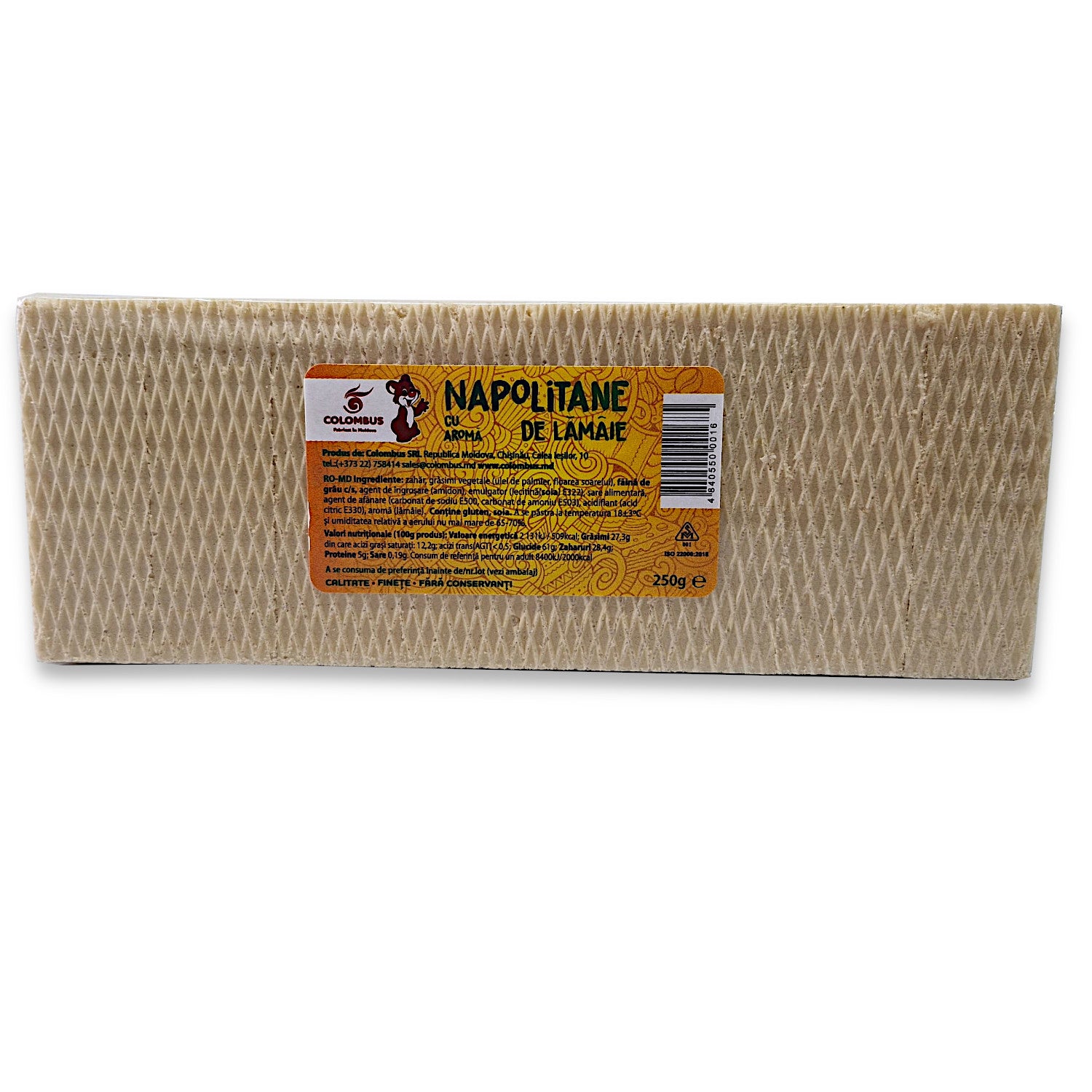 Neapolitaner Waffeln mit Zitronencreme 250g