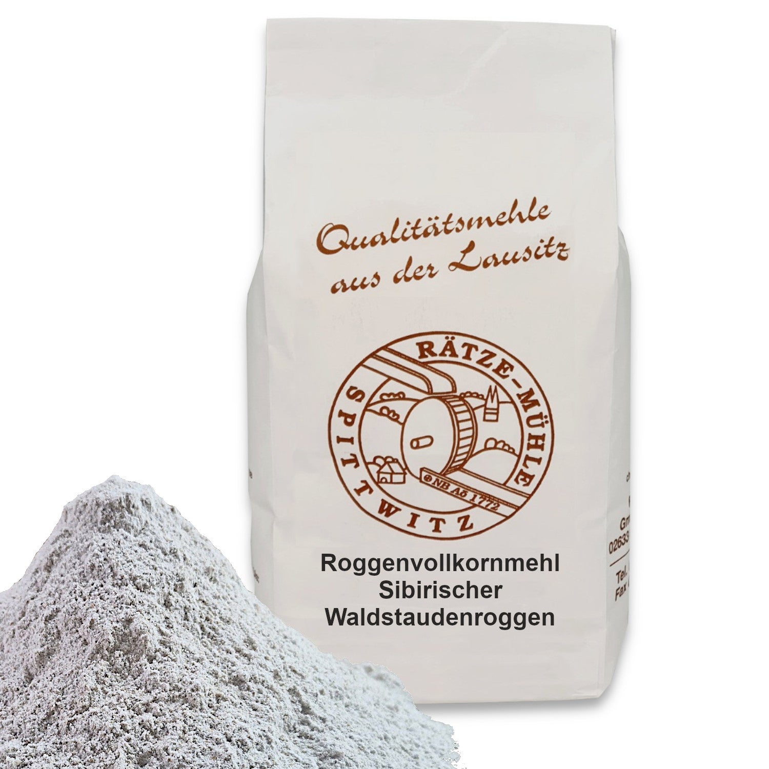 Roggenvollkornmehl Sibirischer Waldstaudenroggen