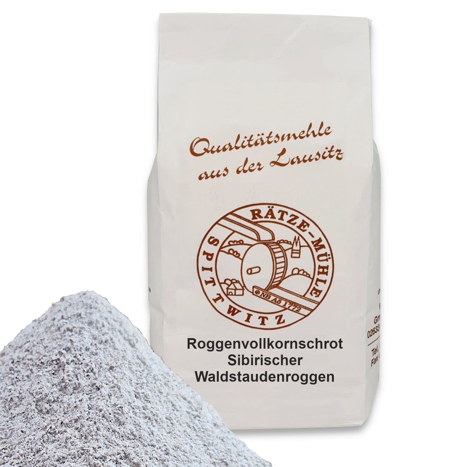 Roggenvollkornschrot Sibirischer Waldstaudenroggen