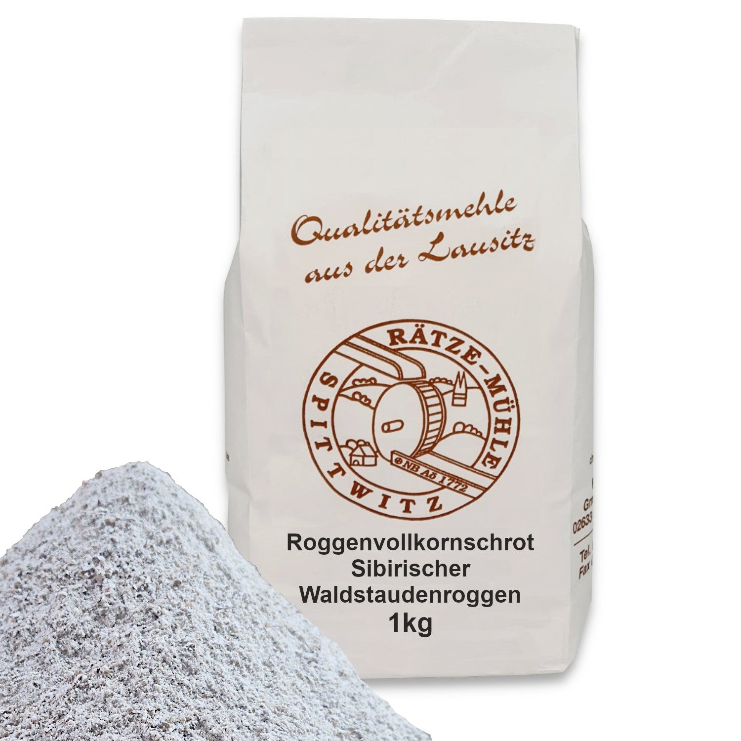 Roggenvollkornschrot Sibirischer Waldstaudenroggen