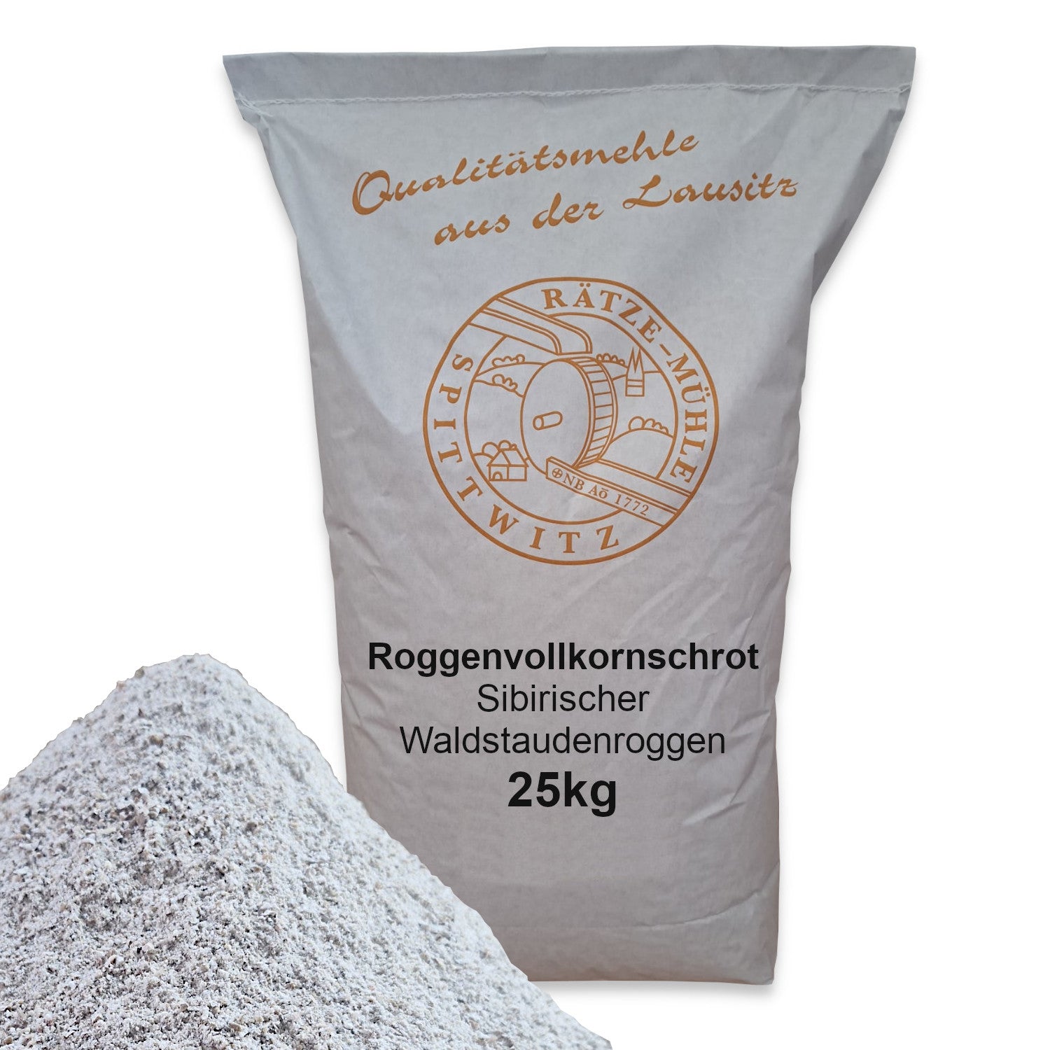 Roggenvollkornschrot Sibirischer Waldstaudenroggen