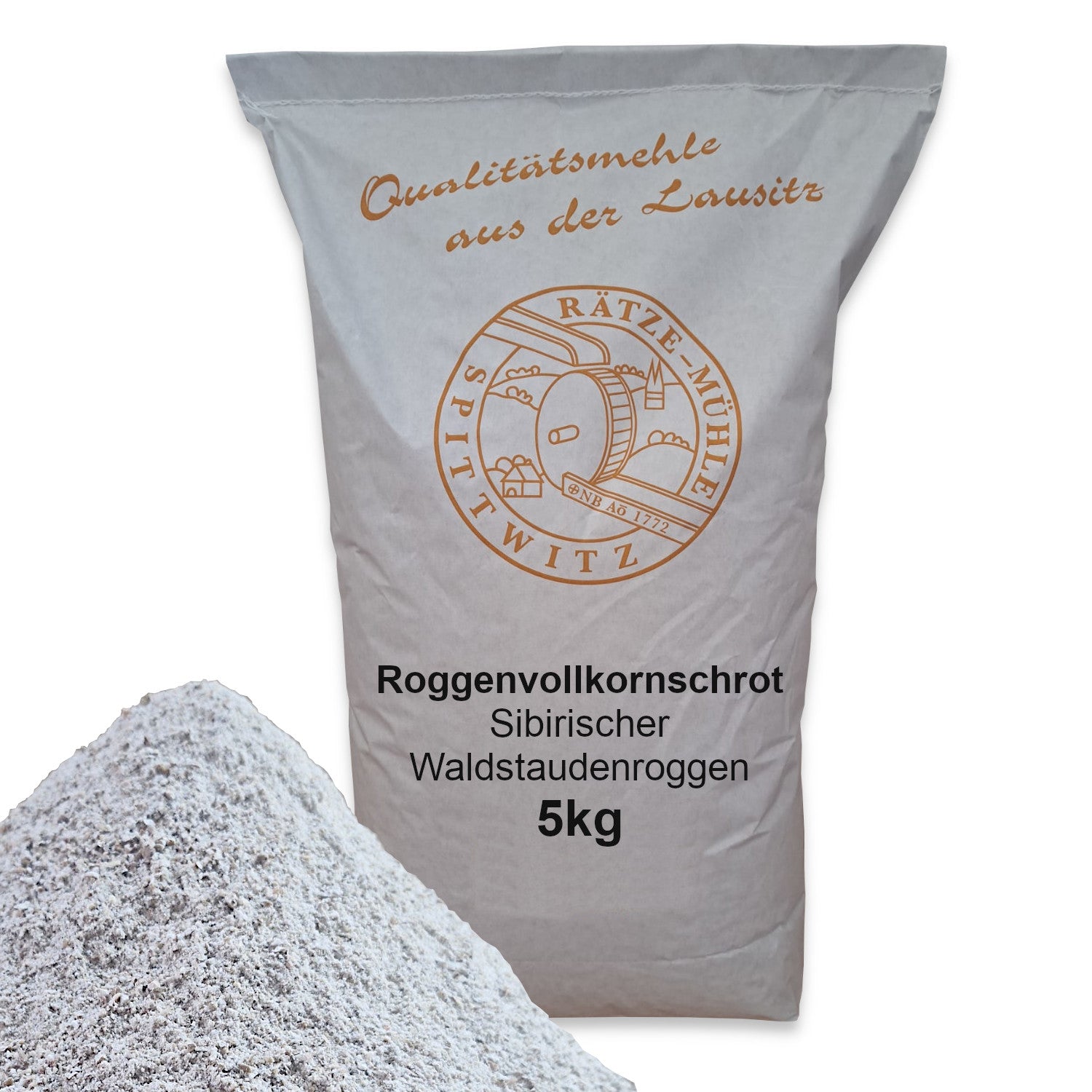 Roggenvollkornschrot Sibirischer Waldstaudenroggen