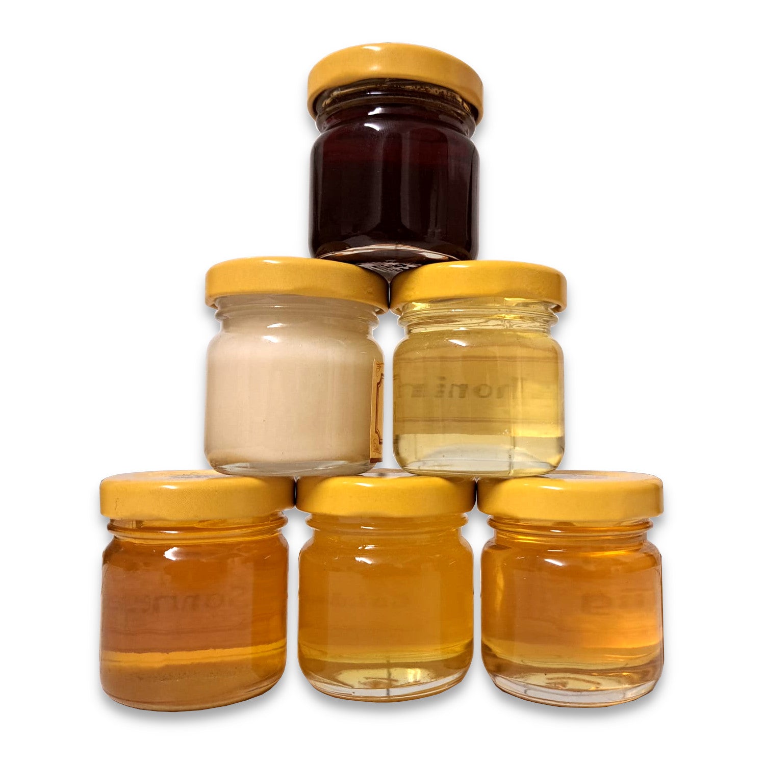 6 Gläser Honig-Geschenkset 50g