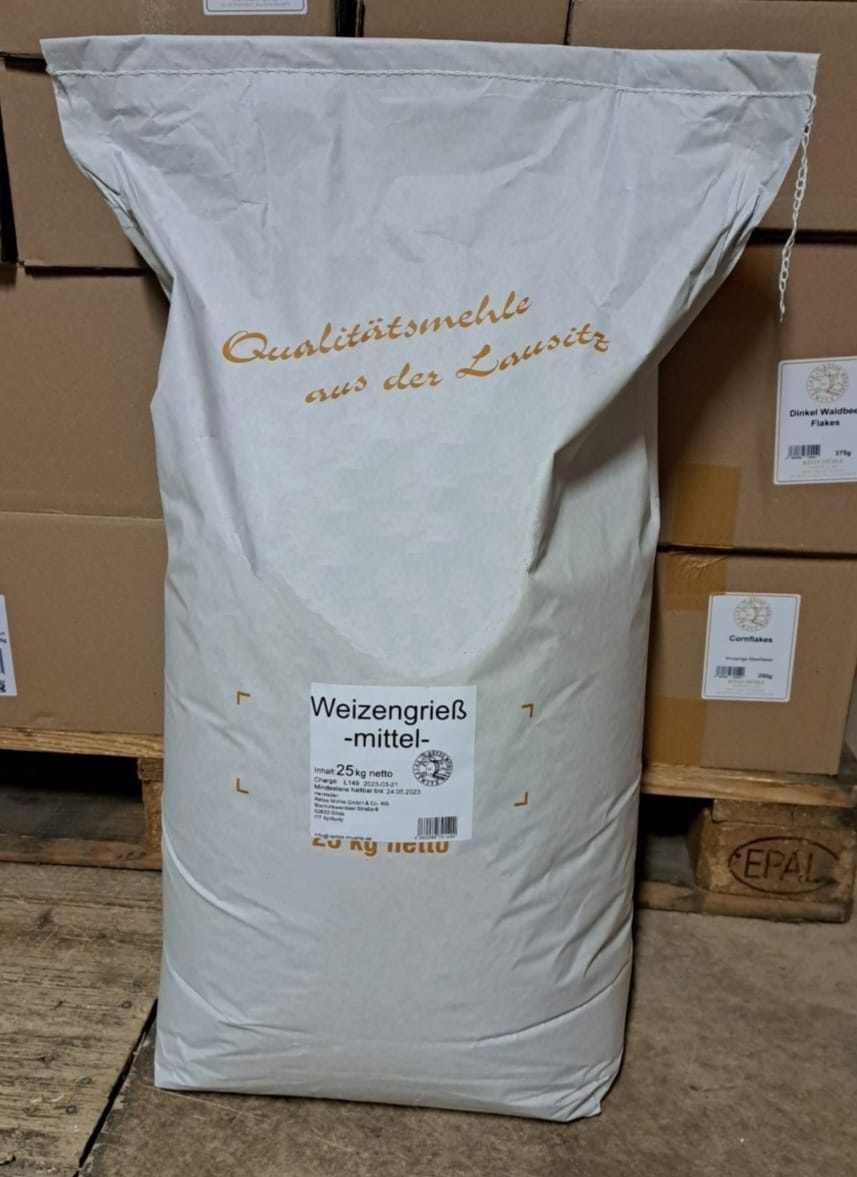 Weizengrieß mittel 25 kg