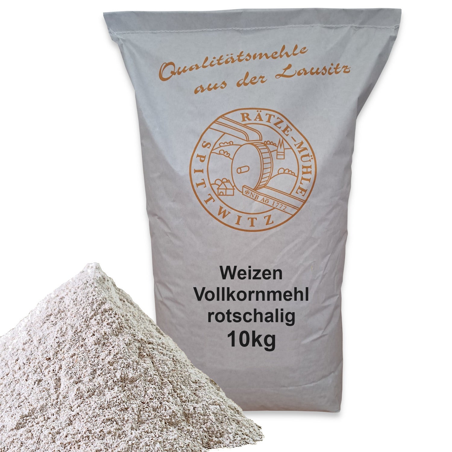 Weizenvollkornmehl rotschalig