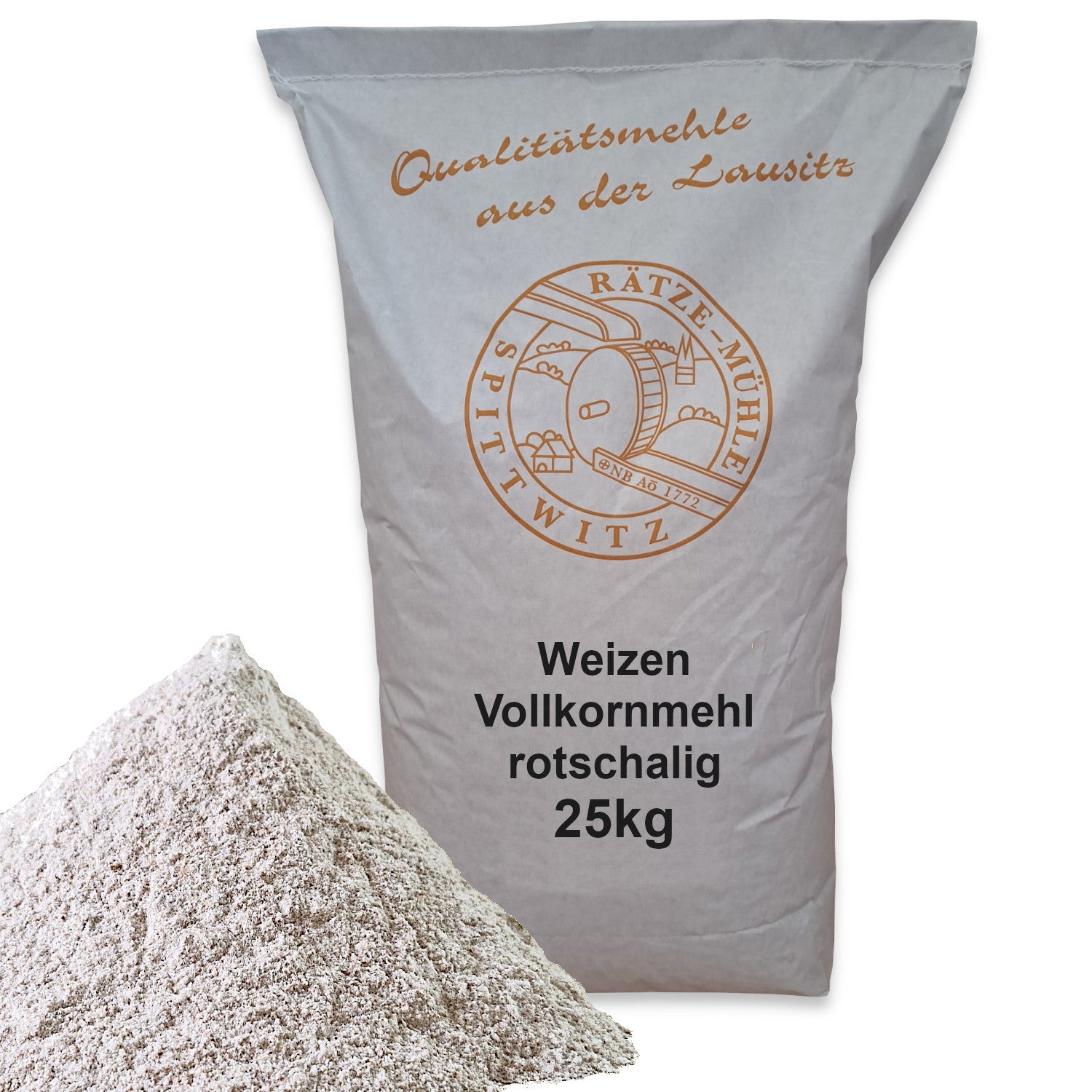 Weizenvollkornmehl rotschalig