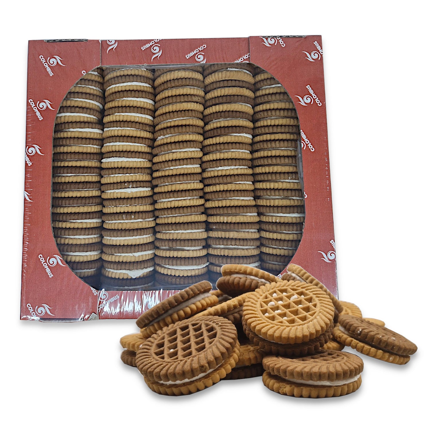 Doppelkekse Zebra mit Creme Brülee Füllung 3kg