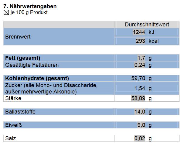 Norddeutscher Champagner Roggenvollkornnmehl 25 kg