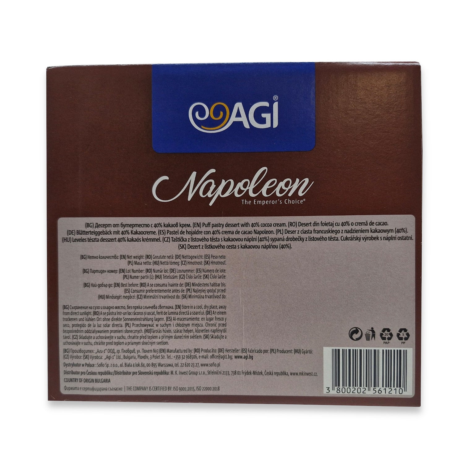 Napoleon Minitorte / Cake Kakaocreme 90g