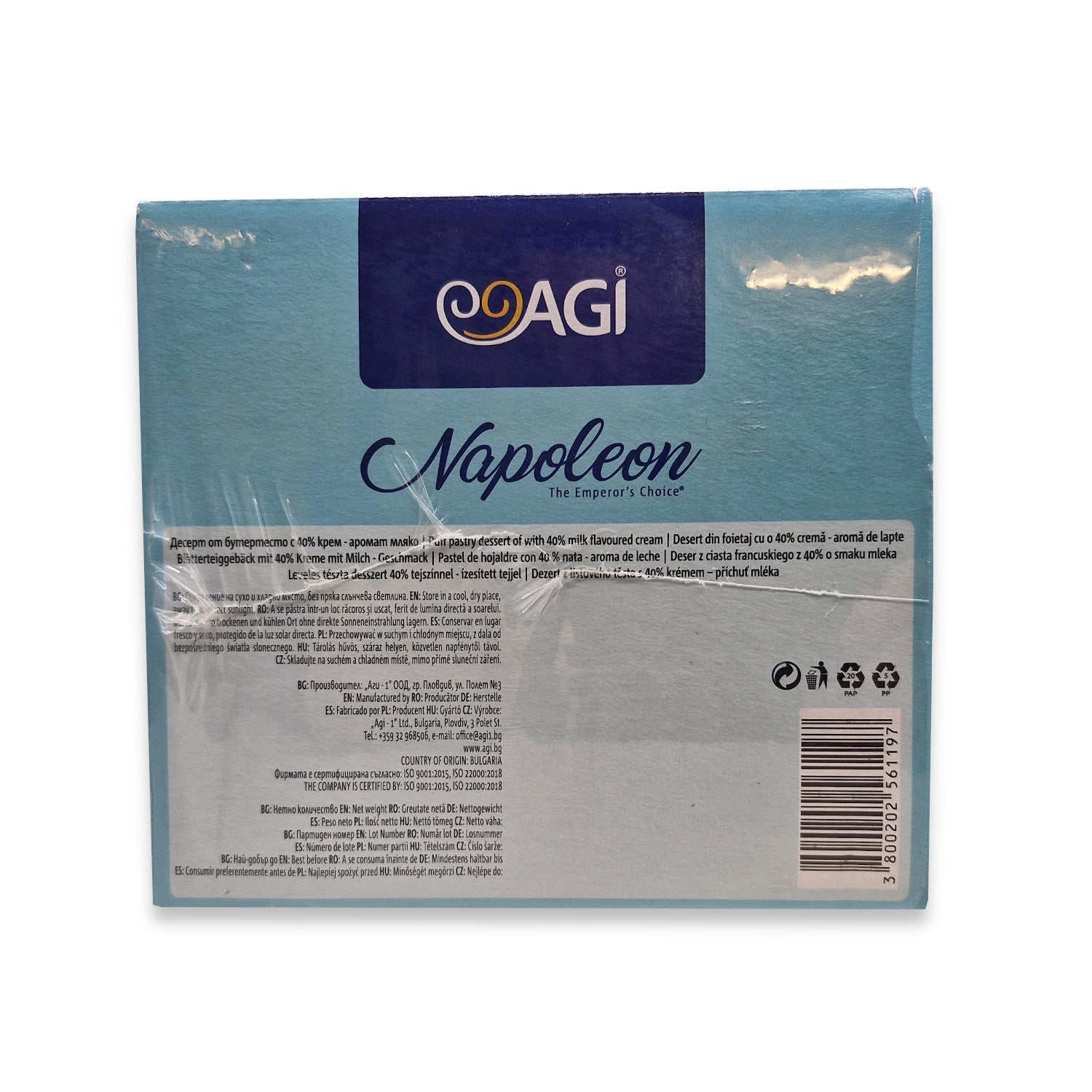 Napoleon Minitorte / Cake Milchcreme 90g