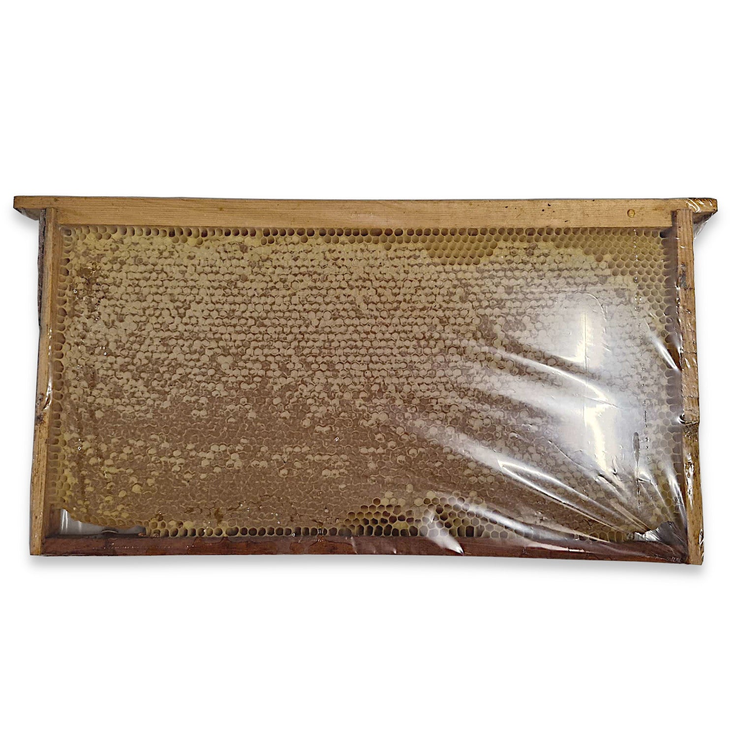 Honigwabe mit Hocharomatischem Wildblumenhonig im traditionellen Holzrähmchen ca. 3000g