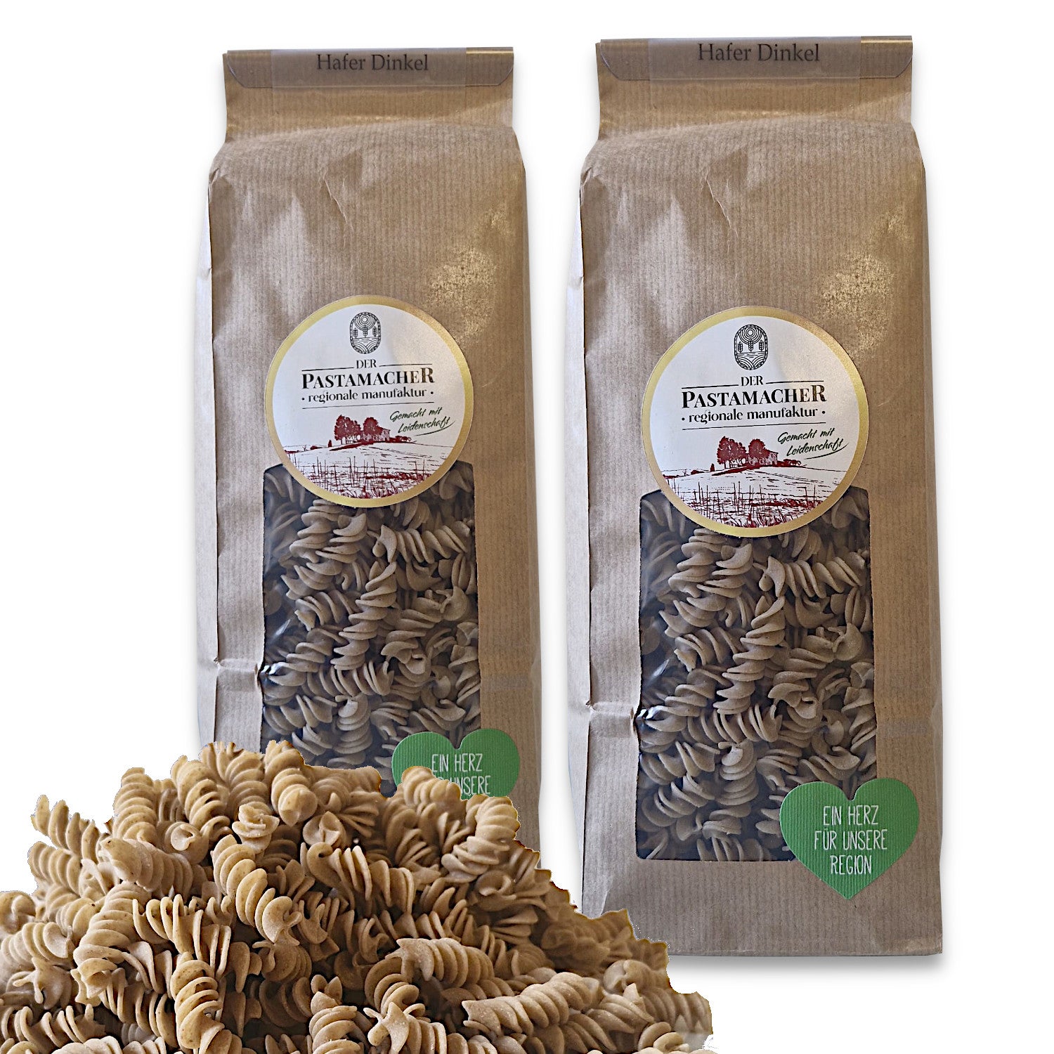 2x Hafer Dinkel Nudeln Fusilli 500g