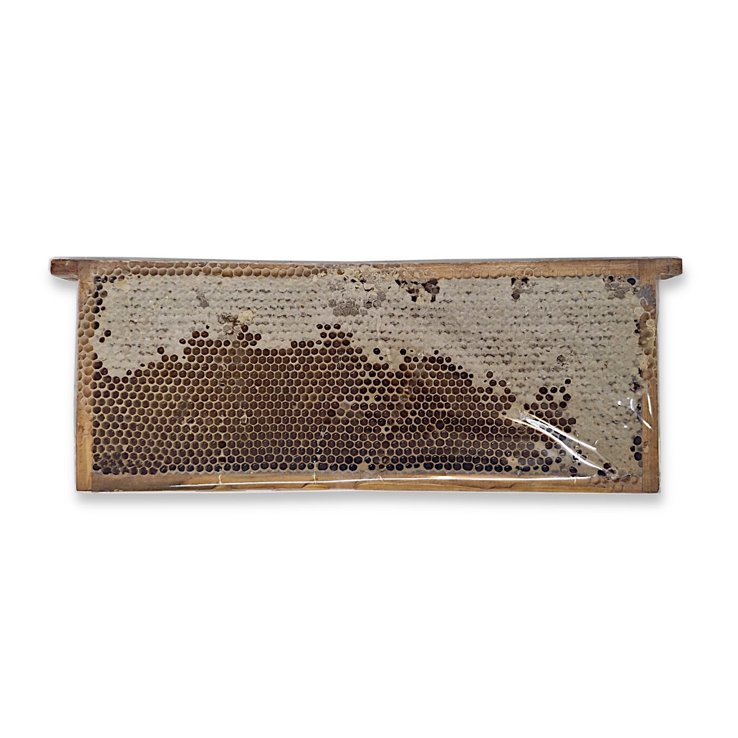 Honigwabe mit Akazienhonig gefüllt im tradizionellen Holzrähmchen 1700g