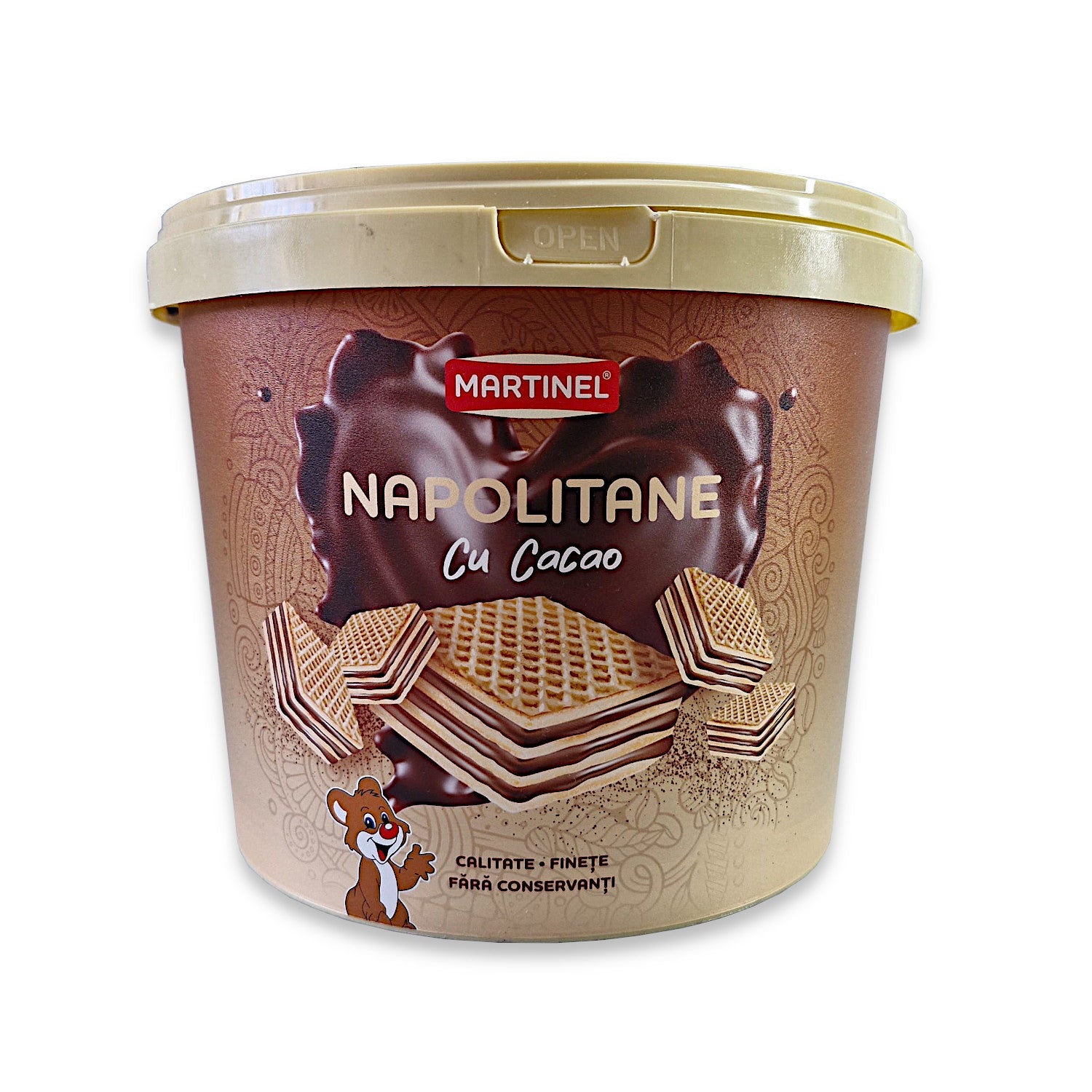 Neapolitaner Waffeln mit Kakaocreme 900g