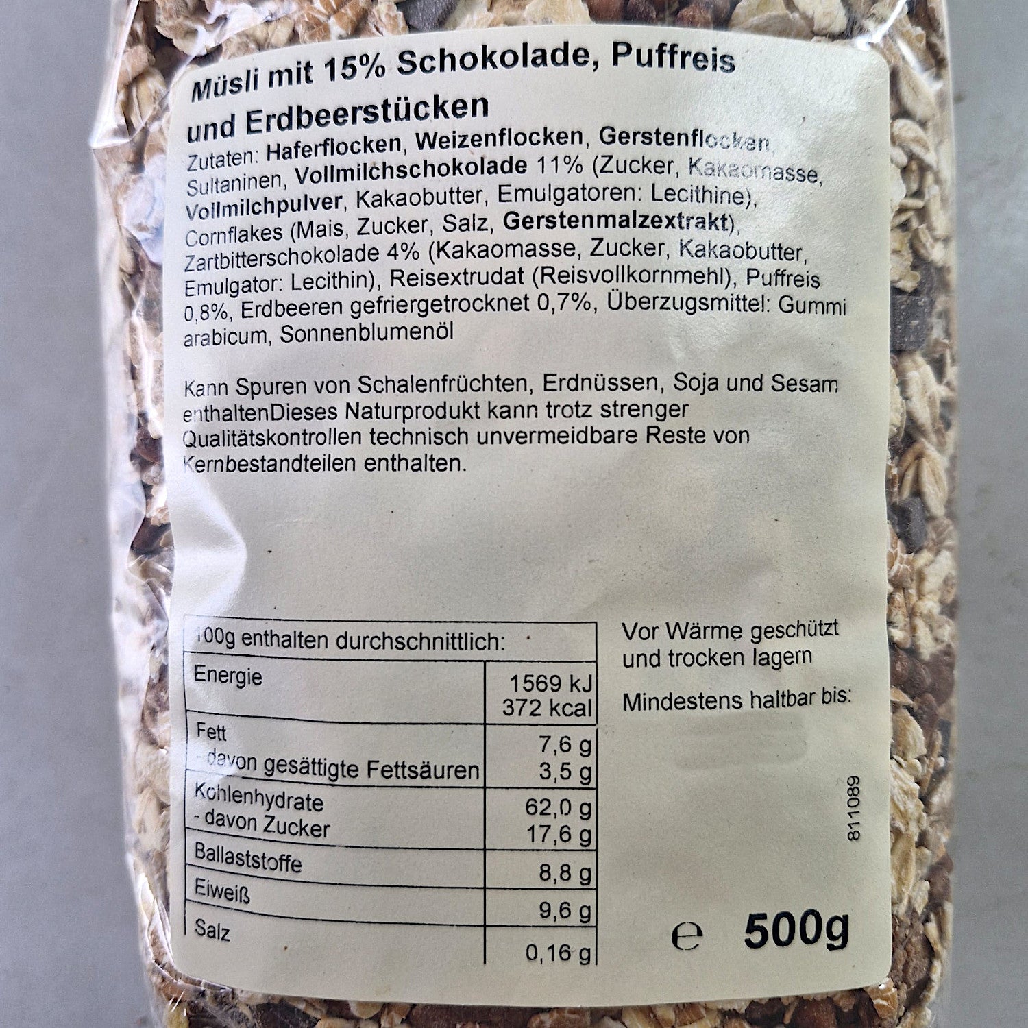 Ratzeputz Kinder Müsli 500g