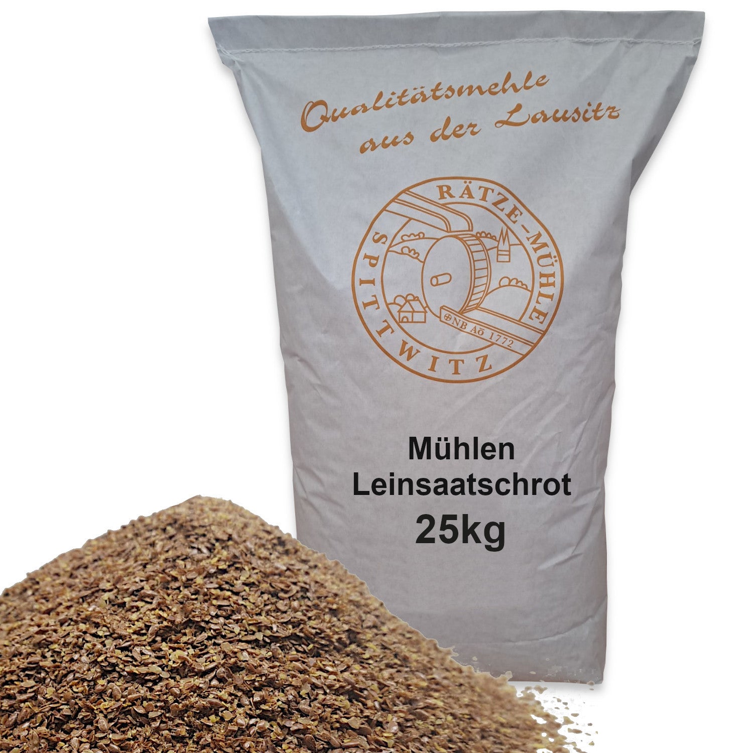 Leinsamen geschrotet / Leinsaatschrot Leinsamen geschrotet / Leinsaatschrot